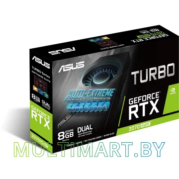 Видеокарта ASUS Turbo GeForce RTX 2070 Super EVO 8GB GDDR6 (TURBO-RTX2070S-8G-EVO) картинка 6